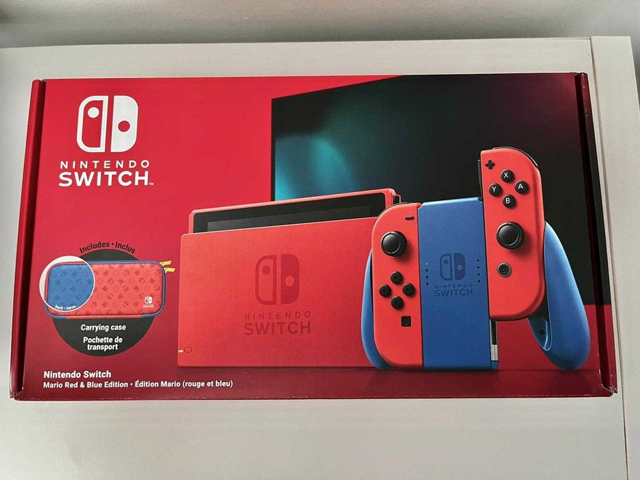 Nintendo Switch - Mario Red & Blue Edition + Jogo Splatoon 3