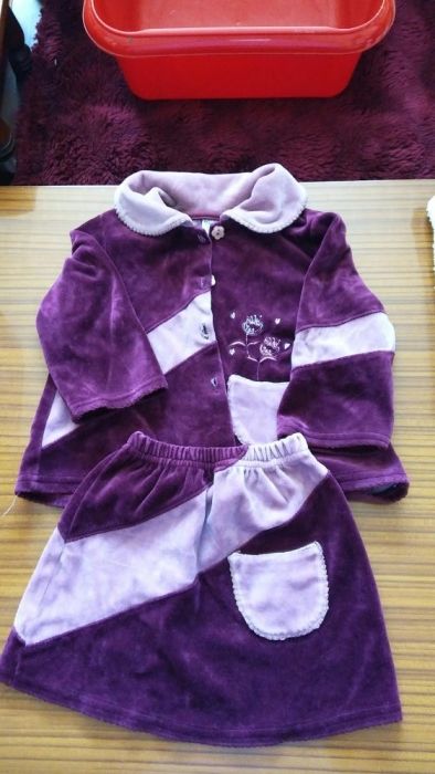 Komplecik dla dziewczynki rozm 86