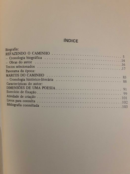 Vinícius de Moraes / Drummond de Andrade/ Antologia Luso-Brasileira