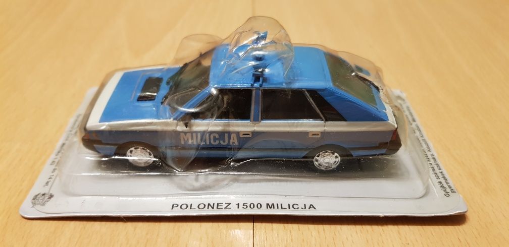 FSO Polonez 1500 Milicja - 1:43, Kultowe auta PRL-u, DeAgostini