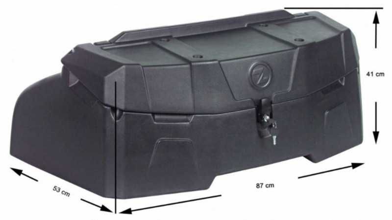 Mala Moto4 200L bagageira  quad atv utv moto 4 quatro mota