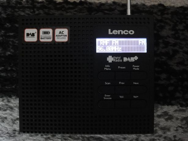 Lenco PDR-020BK -radio z DAB+