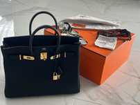 Сумка Birkin 30 в наявності, серійний Номер, ручна робота 1:1 оригінал