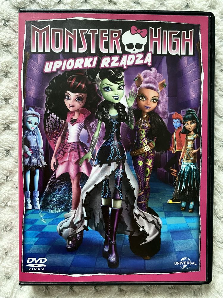 Monster High. Upiorki rządzą płyta DVD film dla dzieci animowany