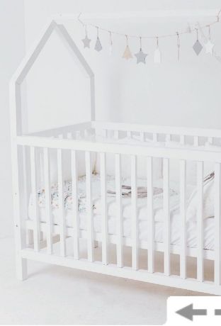 детская кроватка домик 1.20 на 60, кровать для новорожденного