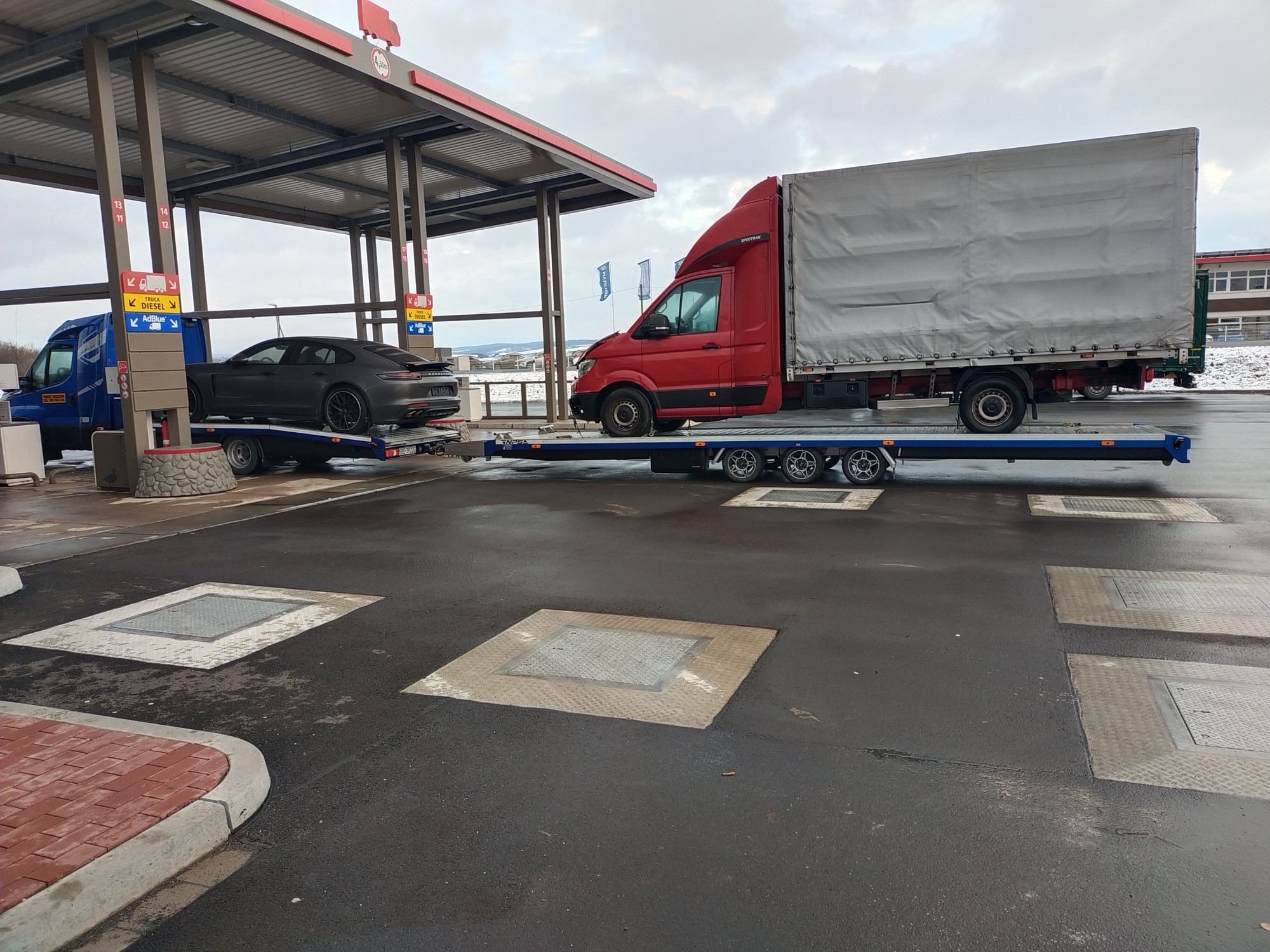 LAWETA Polska Niemcy AutoLAWETA do Niemiec Transport Aut Samochodów