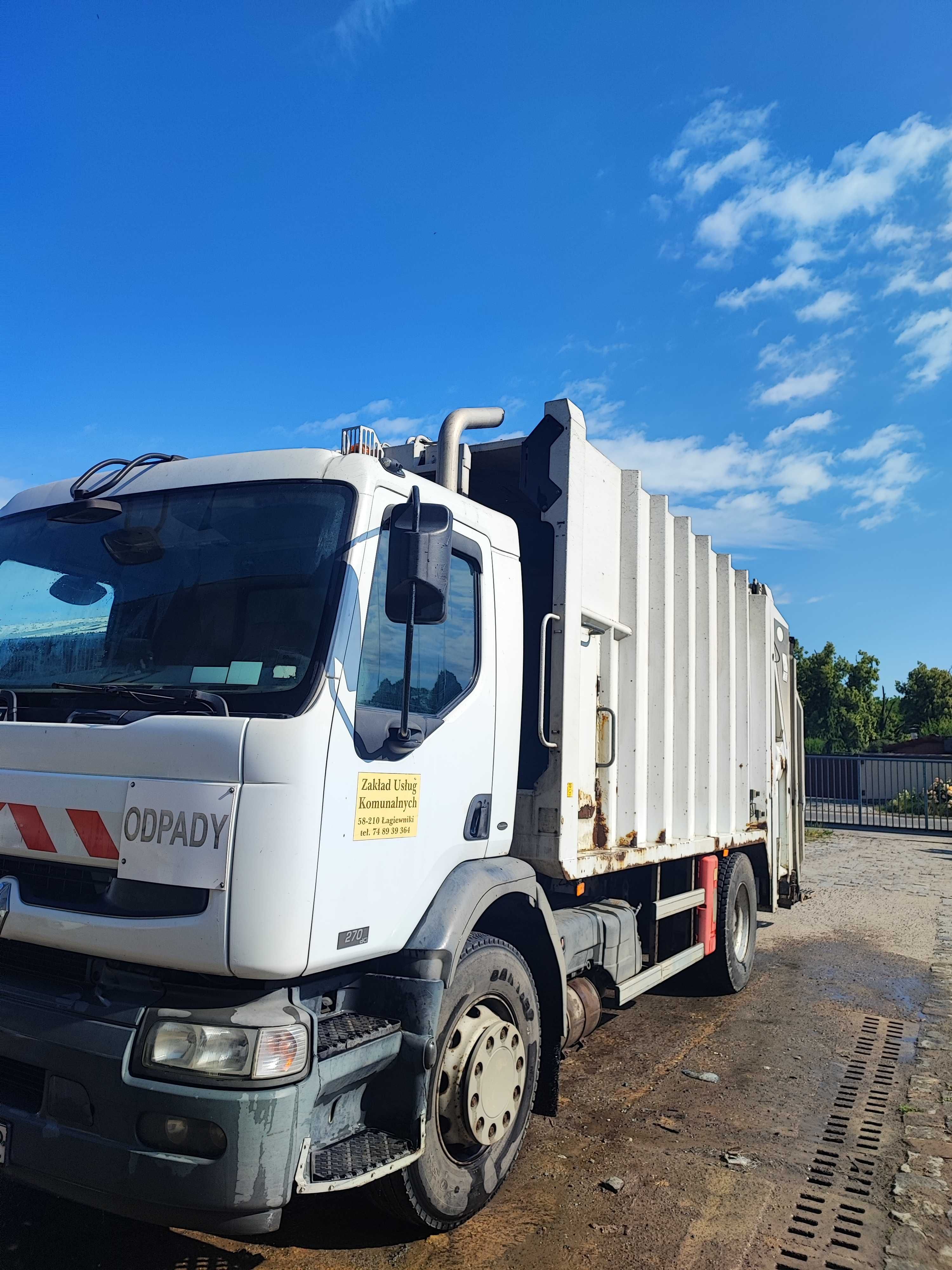 Renault Premium Śmieciarka | 2004 | Zabudowa SEMAT C336-U3 | Sprawna