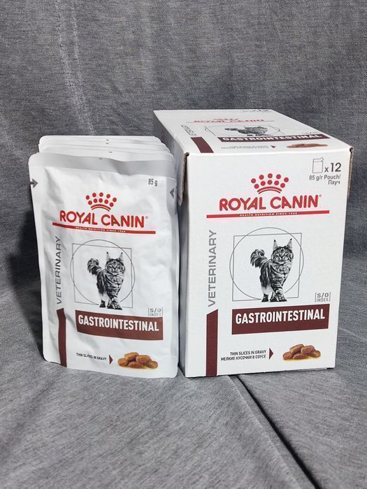 85g*12 Royal Canin Gastrointestinal feline wet вологий паучі