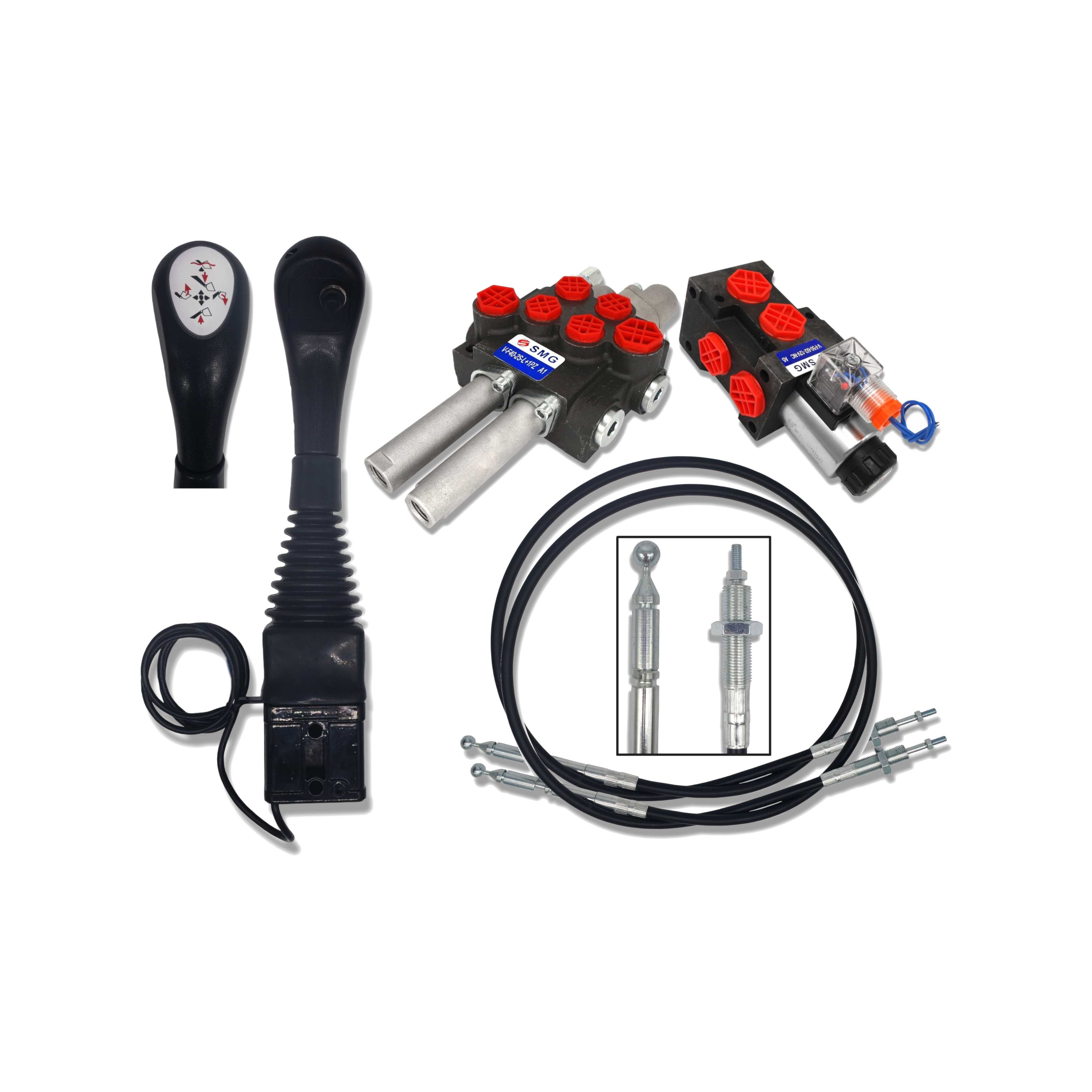 ROZDZIELACZ 40L 3 Sek Joystick 1P Tura Zatrzask Linki 1000mm [9107]