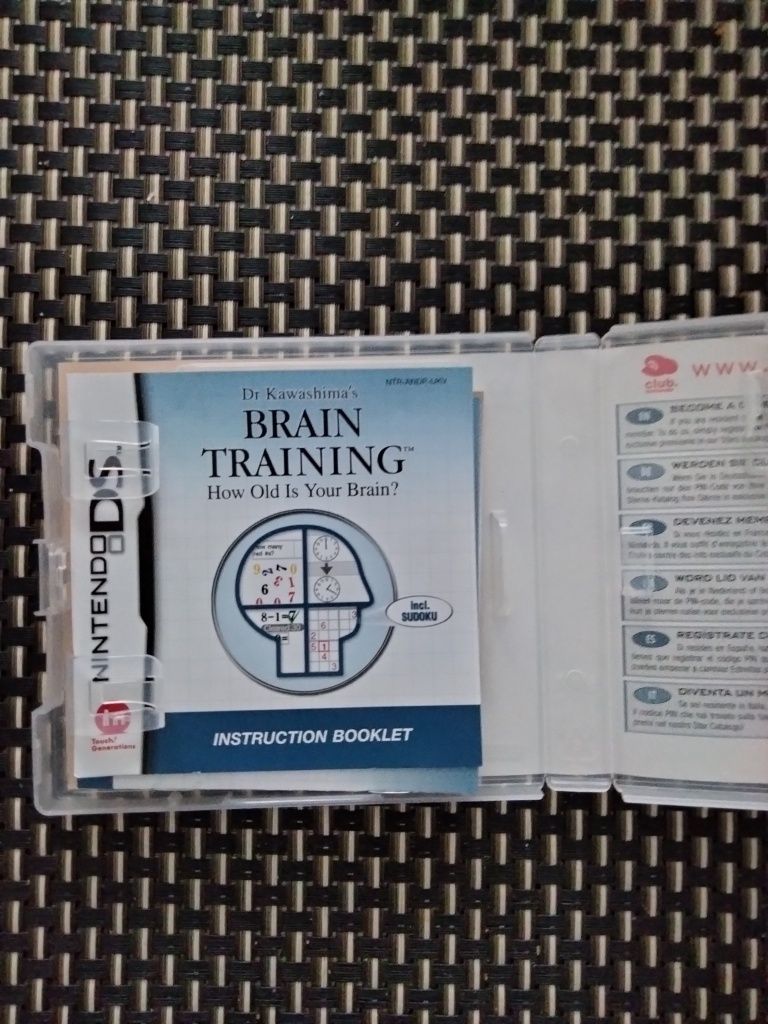 Jogo brain training DS