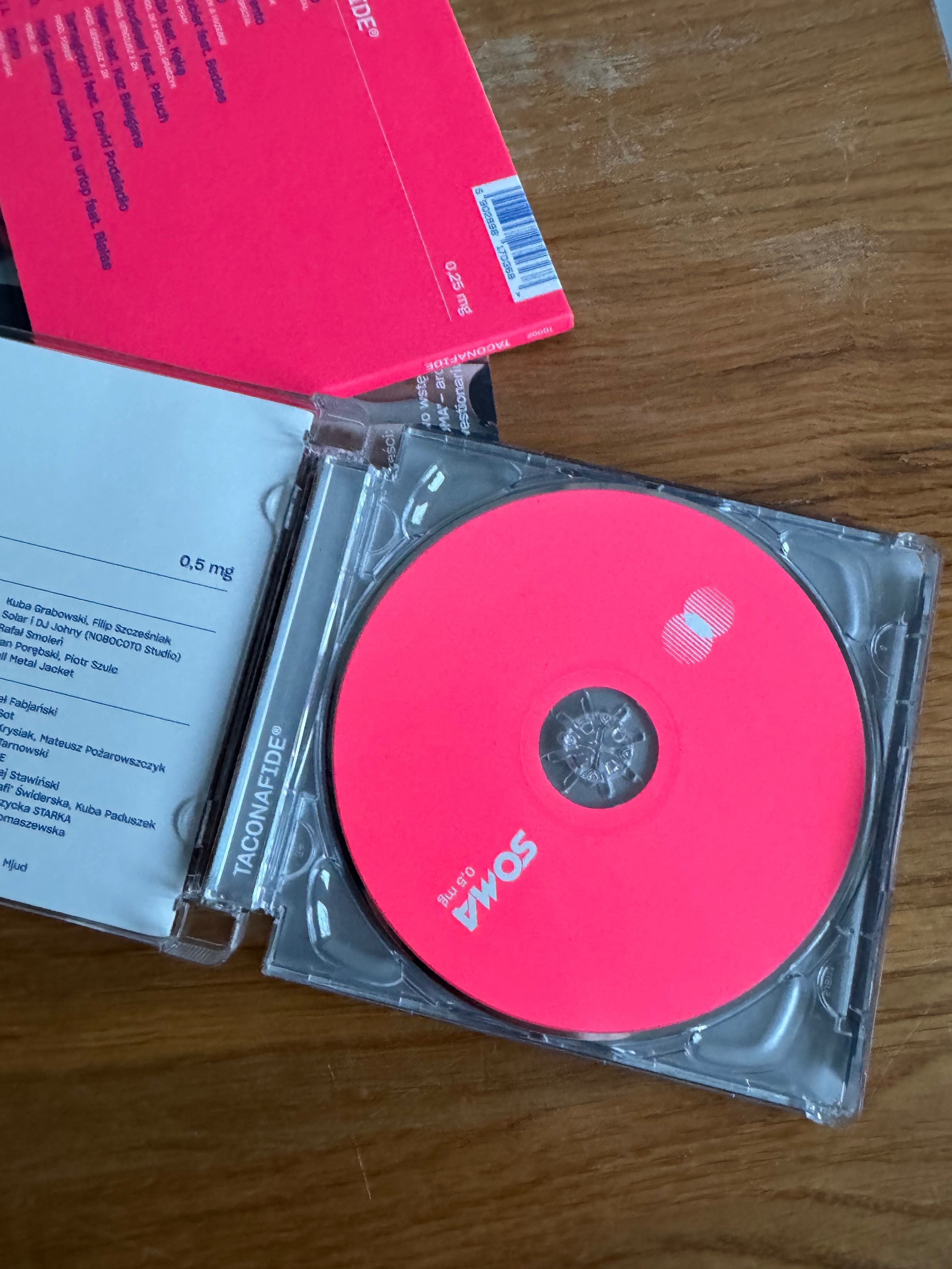 Płyta CD taconafide soma 0,5MG 0,25MG