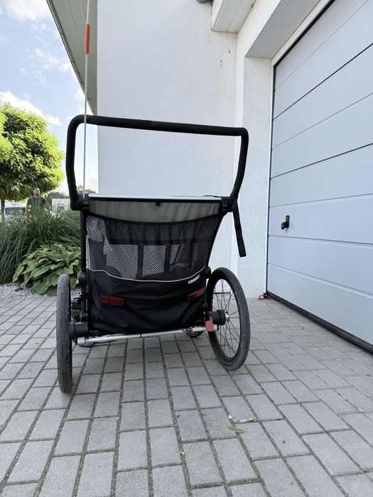 Sprzedam wozek biegowy i przyczepkę rowerową Thule Chariot Lite 2