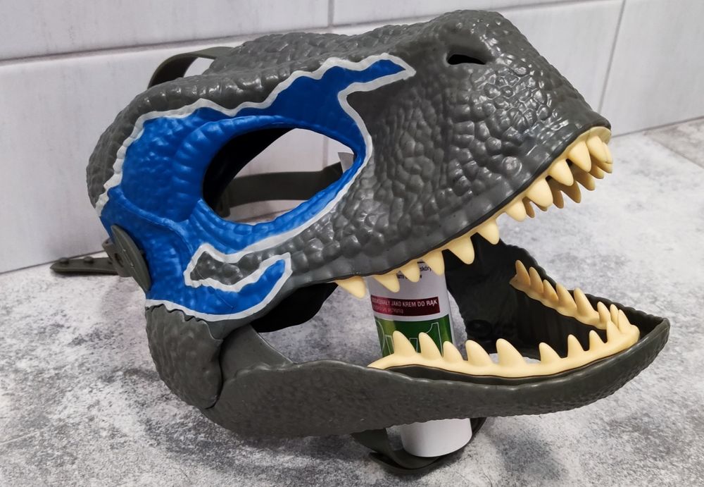 Dino maska Mattel Velociraptor furry Fursuit tiktok