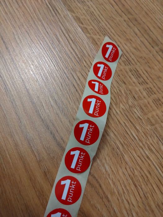 Naklejki 1 punkt na garnki Berghoff Selgros