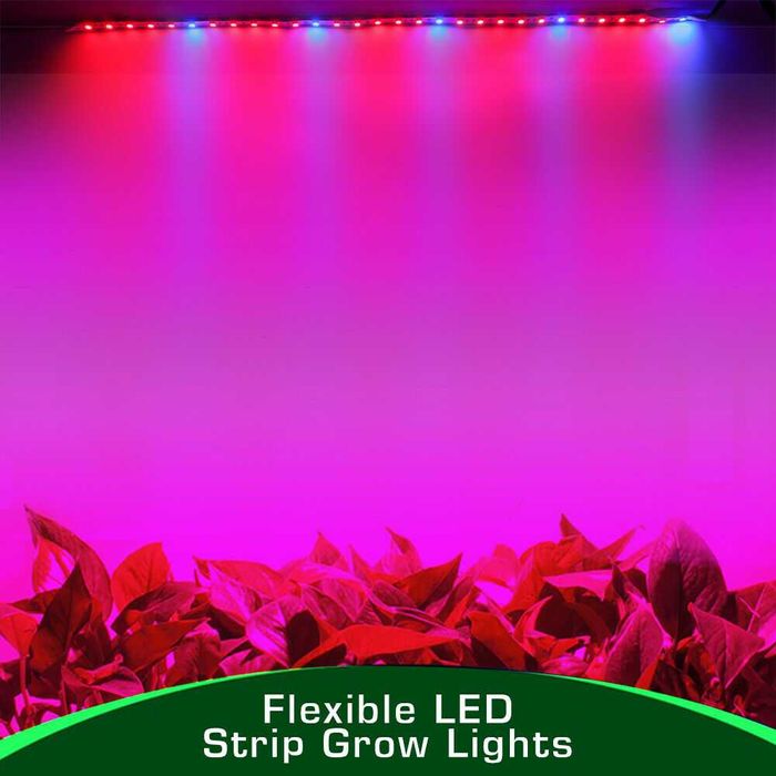 LED Grow Strip Lights 5Pcs 25W- Fitas led para iluminação de plantas
