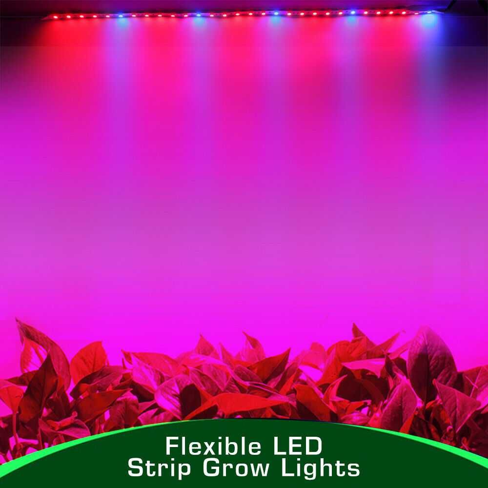 LED Grow Strip Lights 5Pcs 25W- Fitas led para iluminação de plantas