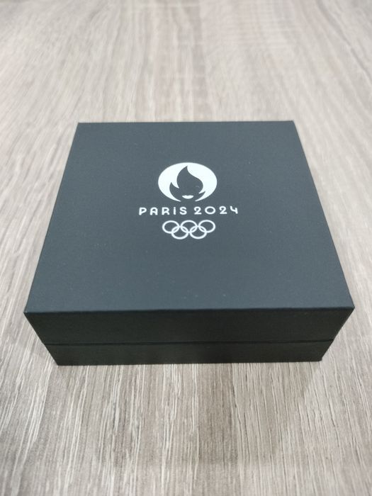 Moeda Comemorativa Colorida Proof 2€ Torre Eiffel Jogos Olímpicos Pari