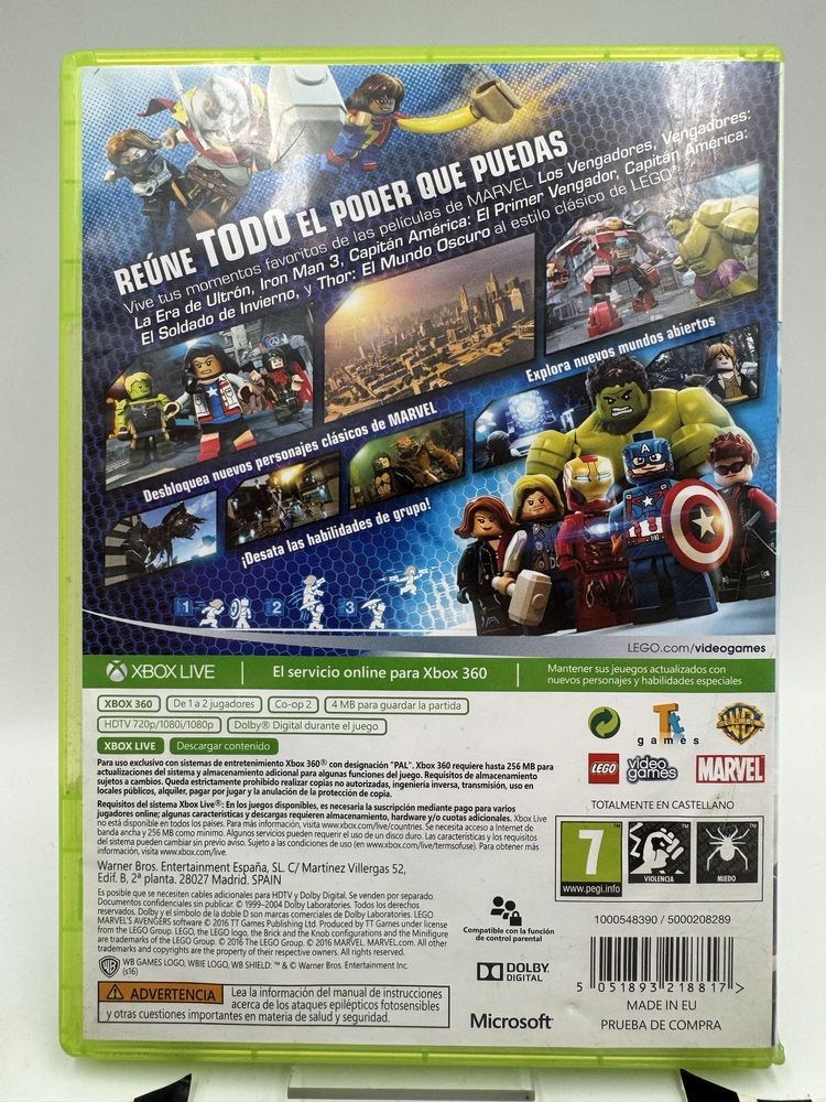 Lego Avengers Xbox 360 Gwarancja