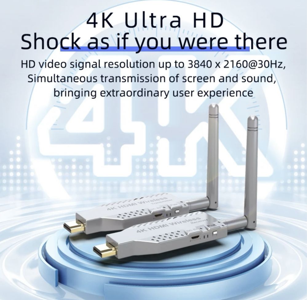Безпровідний HDMI 4k