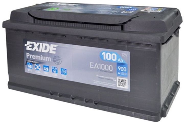 Автомобільний акумулятор Exide Premium 6СТ-100 (EA1000) 100 А·год