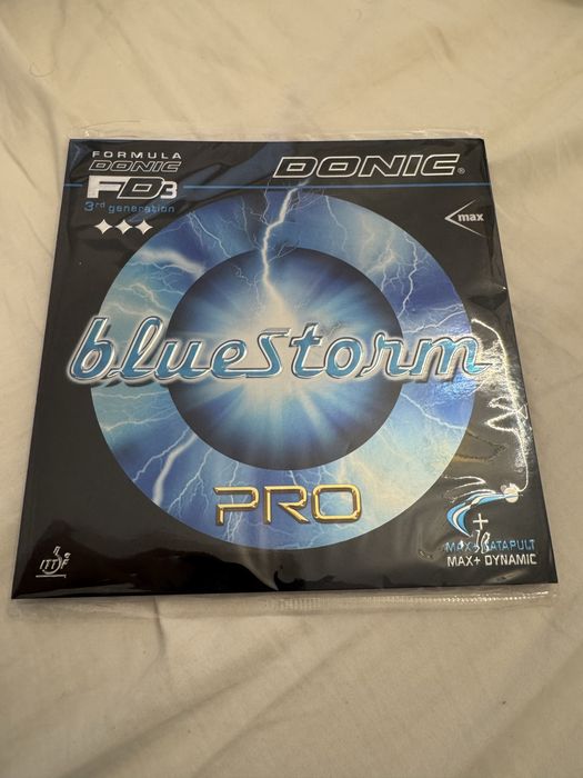 Okładzina Donic Bluestorm pro czarna max nowa