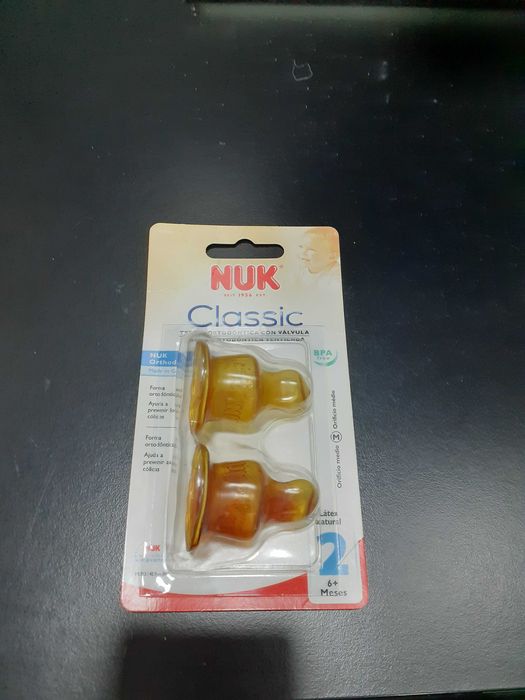 Nuk tetina para biberão classic +6m