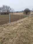 TANIE ogrodzenie budowlane estetyczne / słupki metalowe - drewniane