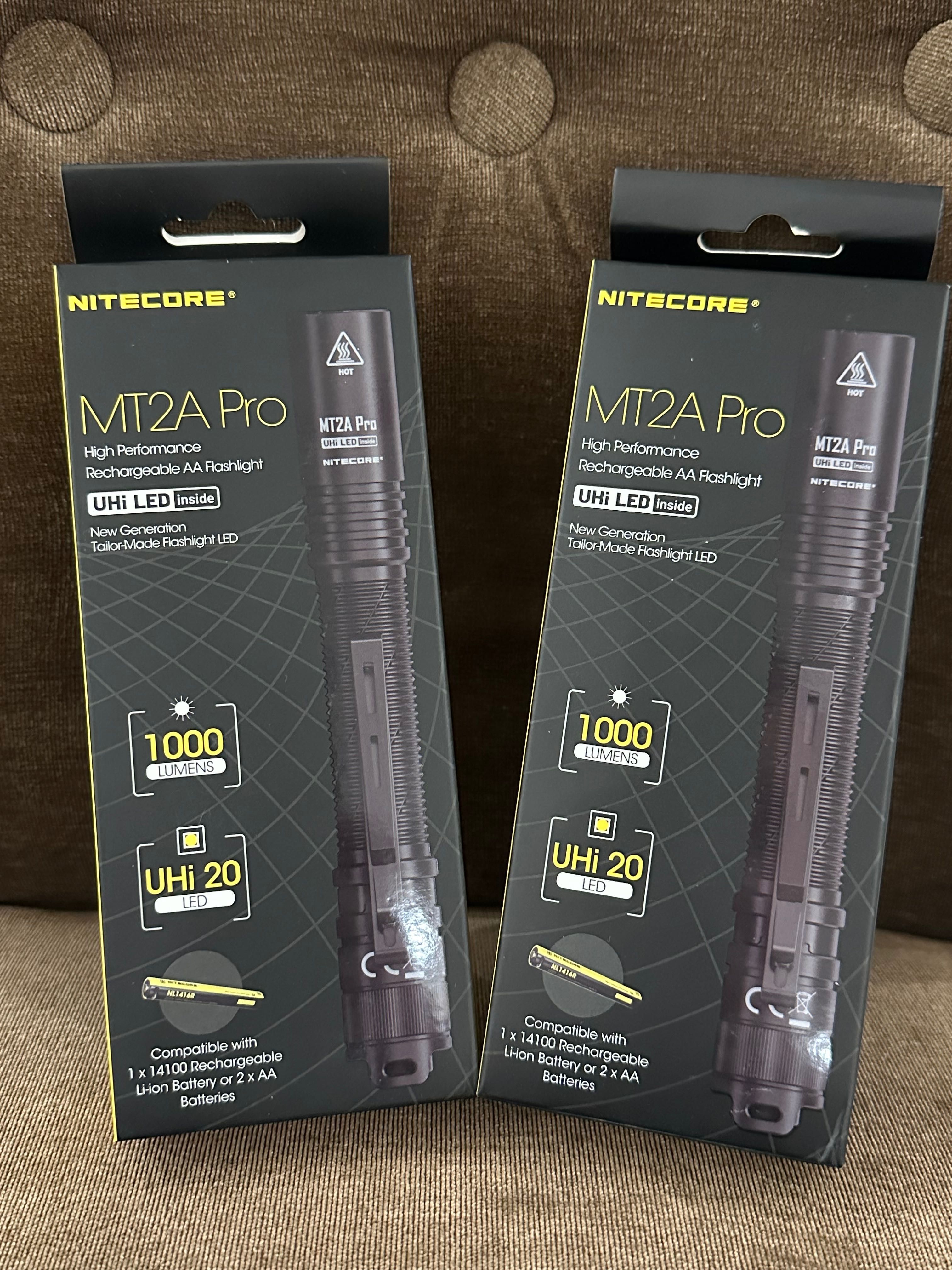 Потужний кишеньковий ліхтар Nitecore MT2A Pro