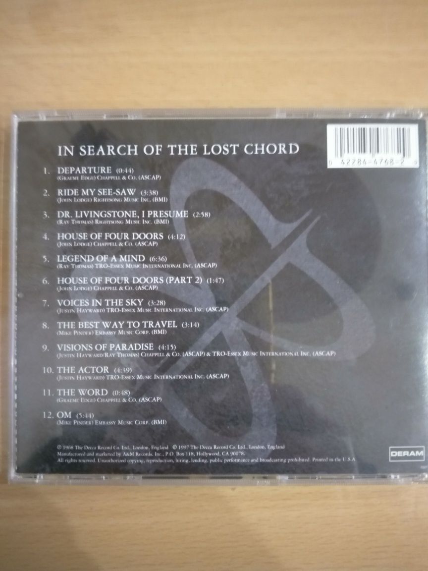 The Moody Blues "In Search Of The Lost Chord" na CD