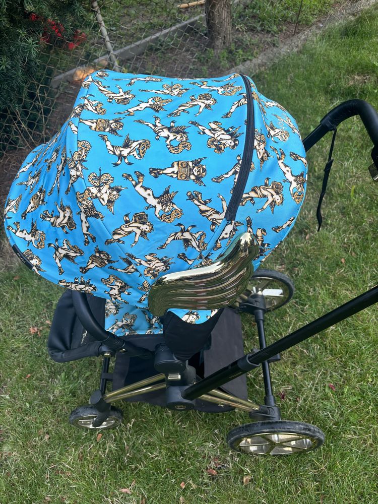 Wozek  Cybex Priam 1.0 Wózek Spacerowy By Jeremy Scott Cherub Blue
