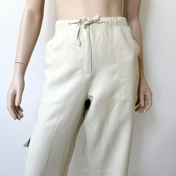 No name Lniane spodnie rybaczki bojówki damskie L
80%Len
rozmiar L
Kol