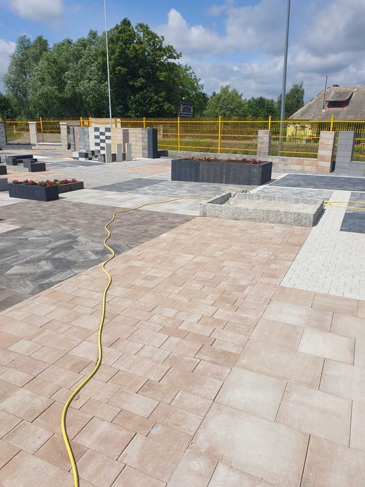 Kostka brukowa Polbruk Napoli grubość 4cm kolor Latte