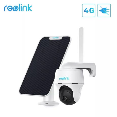Автономная 4G уличная IP Камера Reolink Go 4mp PT+ солнечная панель