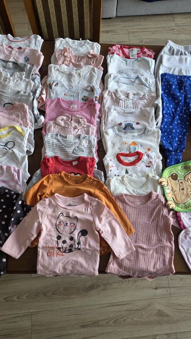 Paczka rzeczy dla dziecka - rozmiar 62/68