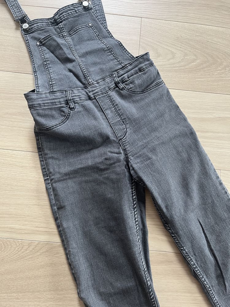 Ogrodniczki szare H&M S