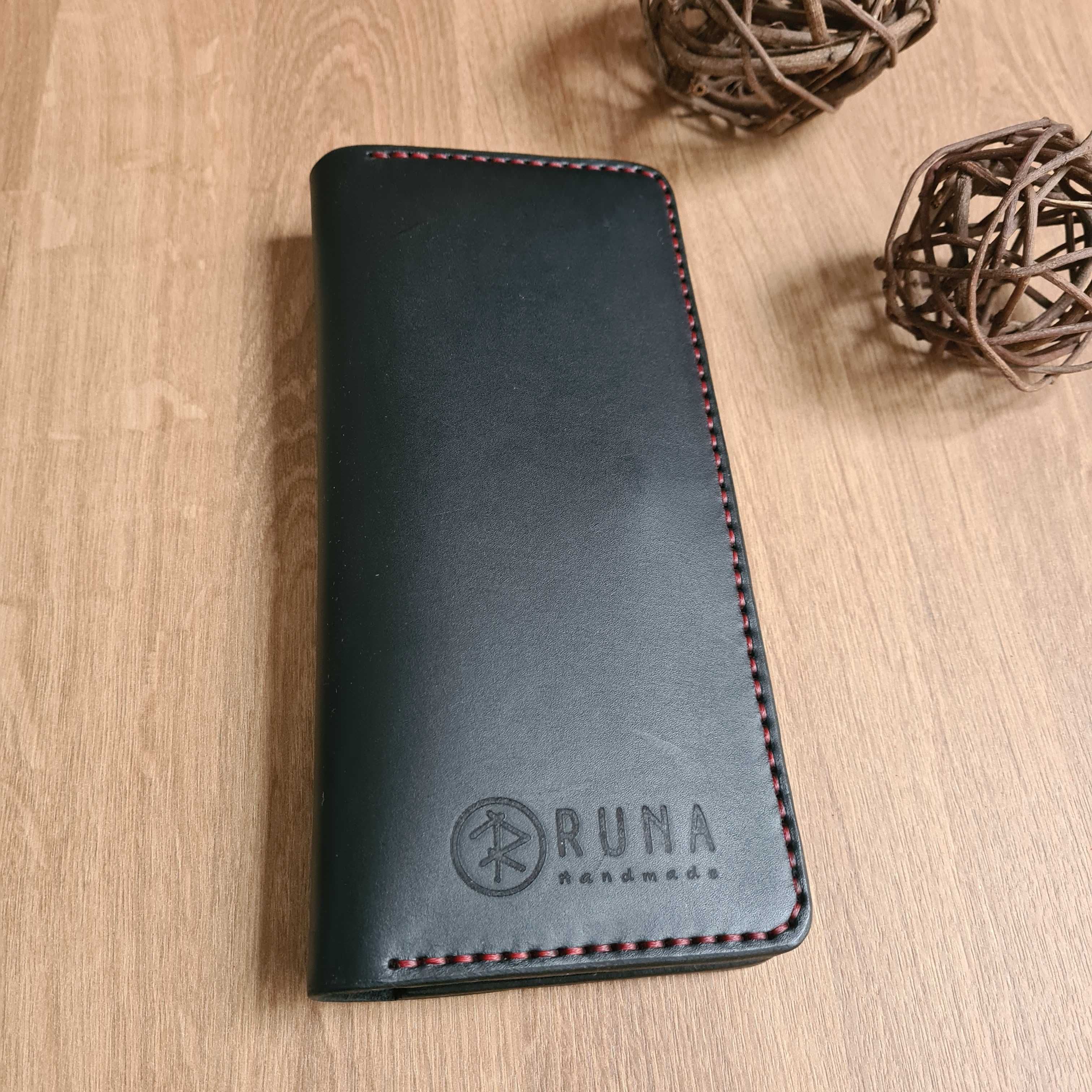 PORTFEL unisex ręcznie robiony handmade skóra naturalna