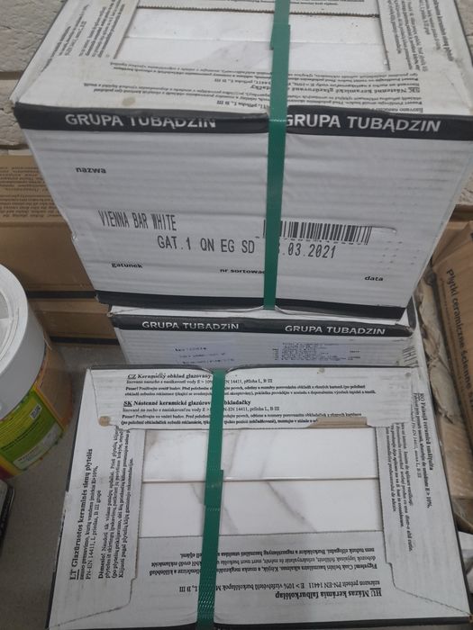 Plytka scienna vienna bar white 23x7