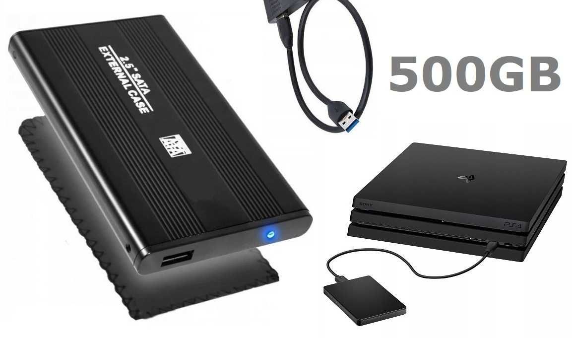 Nowy dodatkowy Dysk zewnętrzny 500GB USB 3.0 do konsoli PS4 PS5