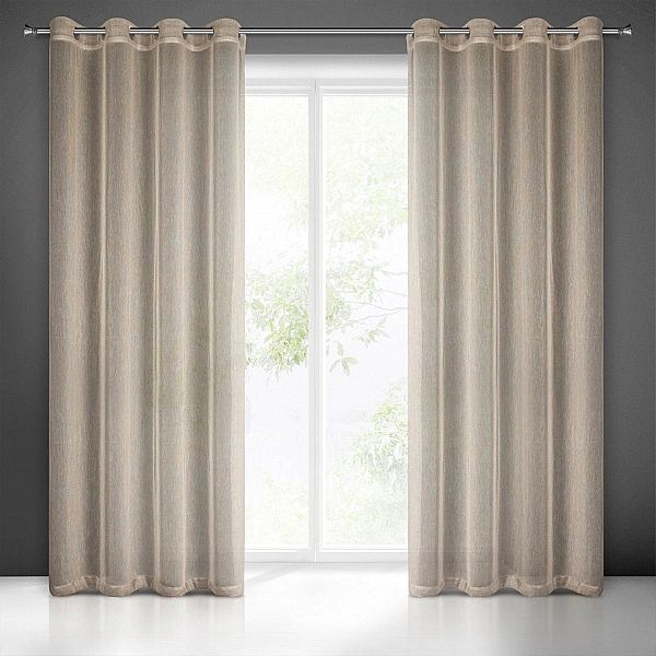 Zasłona 140x250 Dekoracyjna Przelotki Adela Beż