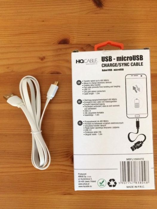 Kabel 1 metr USB micro