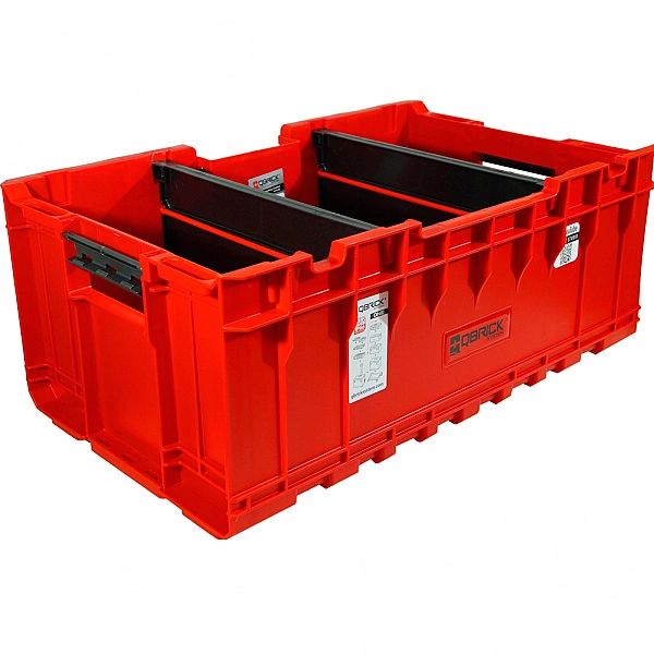 Skrzynka Z Przegrodami Qbrick System One Box Red #