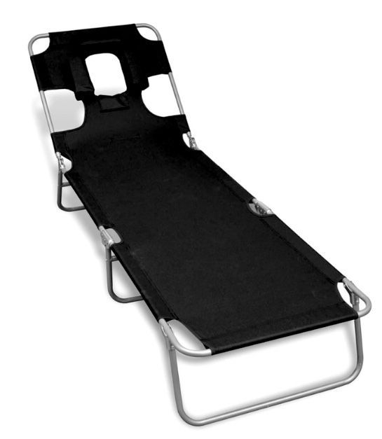 Leżak Fotel Krzesło Leżanka Z Podgłówkiem Ogrodowa Tarasowa *okazja*