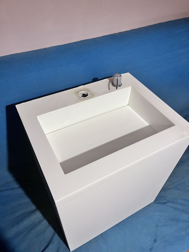 Zlew z szafką Corian Monolit