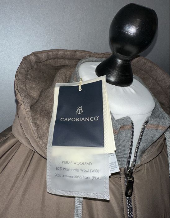 Комбинированая куртка-бомбер Capobianco