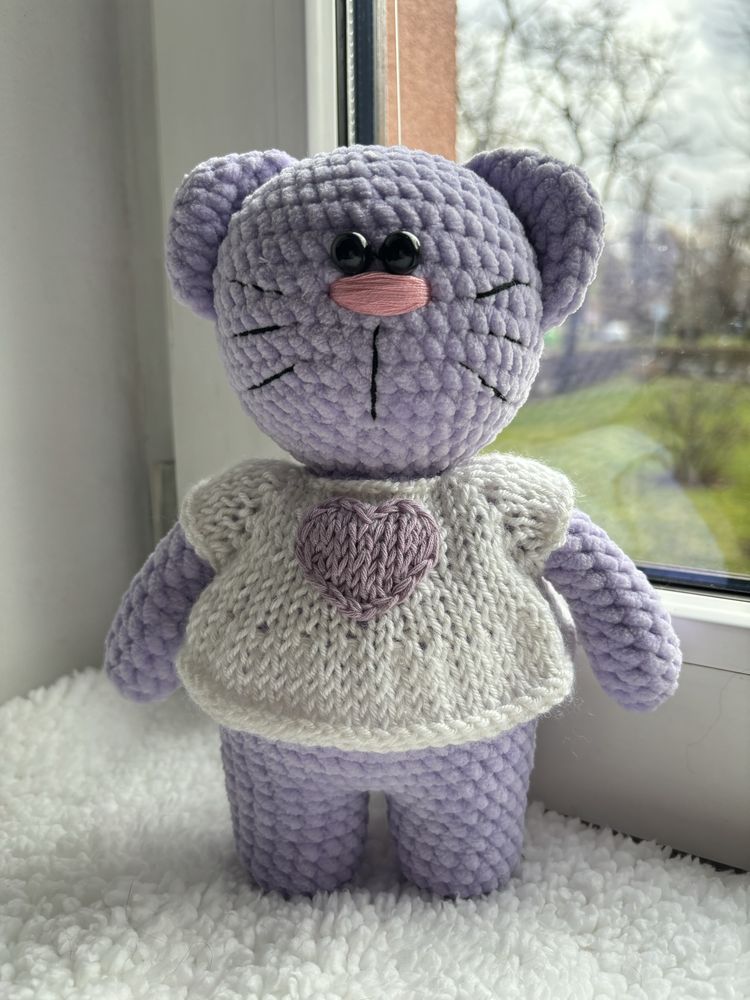 Maskotka kotka amigurumi handmade