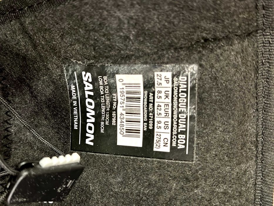 Buty snowboardowe Salomon DIALOGUE DUAL BOA®, rozm. 42,5