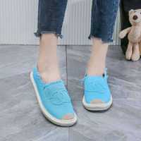 Niebieskie damskie espadryle rozmiar 40