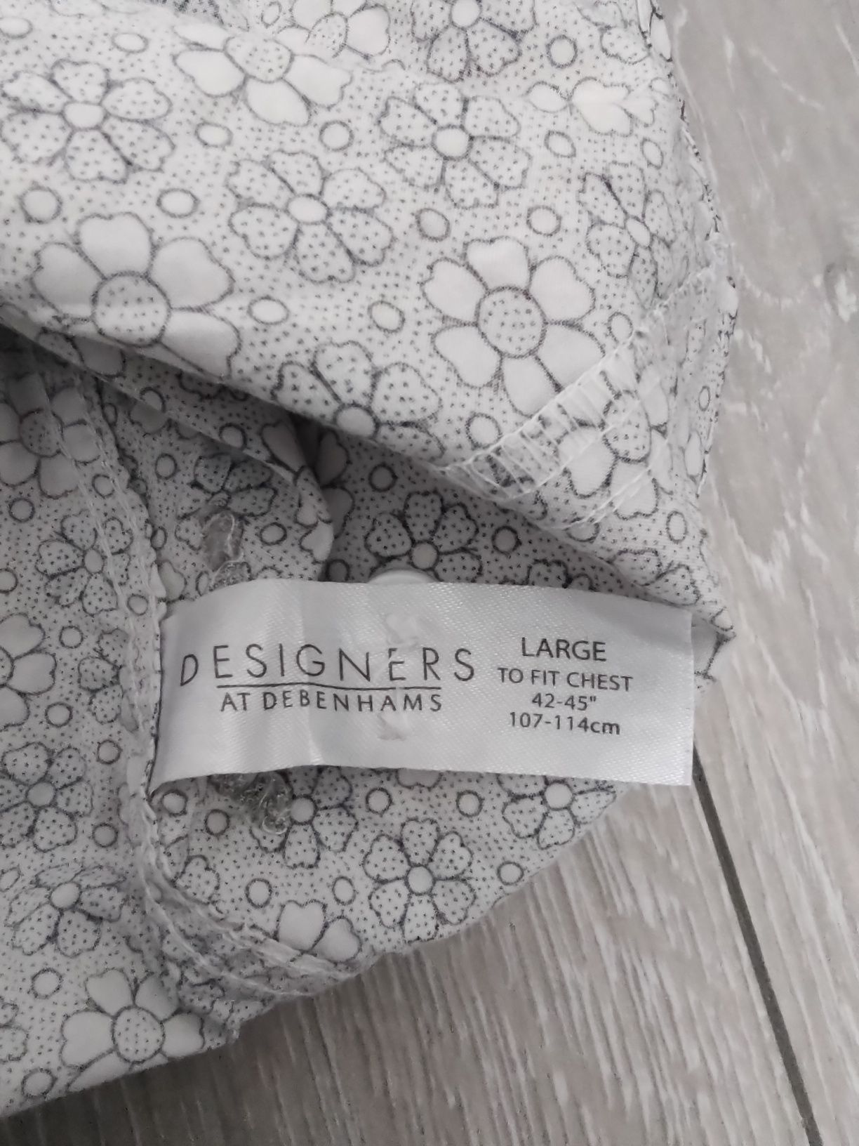 Piękna elegancka męska koszula modna we wzorki L XL
