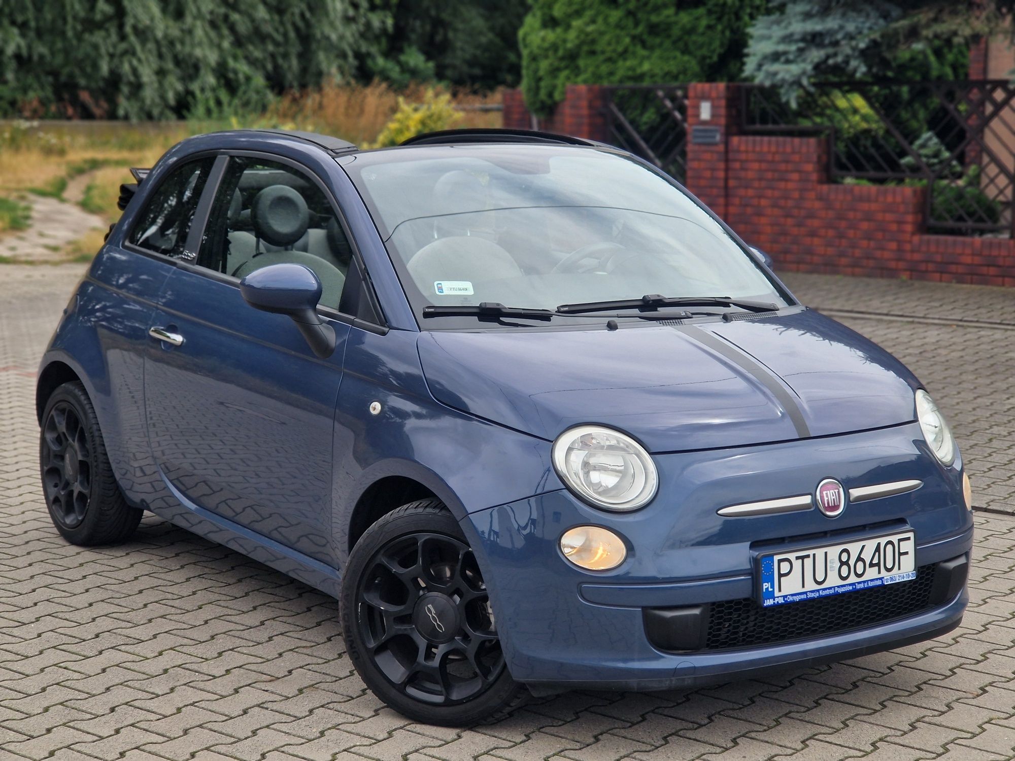 Śliczny! Fiat 500C Cabriolet -0.9T Benzynka- 2011 - StanBDB -ZAMIANA