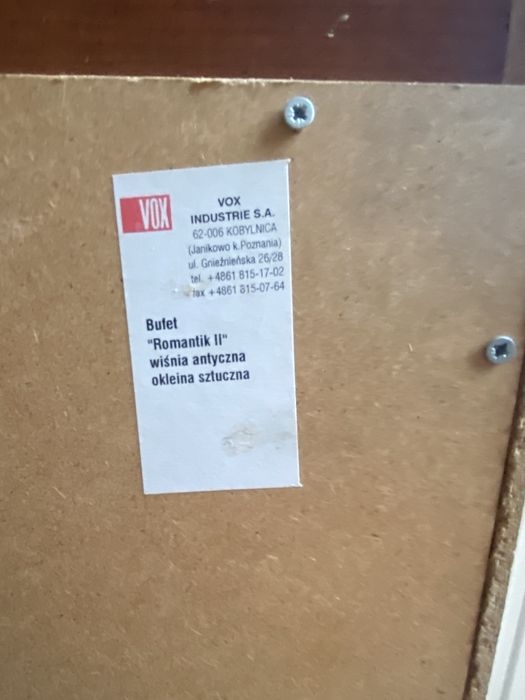 Komoda wiśnia antyczna